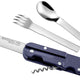 Couteau multifonctions TB Outdoor Bivouacâbleu acier Acier inox lame 90 mm