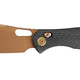 Couteau pliant Trivisa Batwing-CG/S acier 14C28N lame 76 mm lame sheepfoot