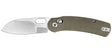Couteau pliant Trivisa Lamb-03G acier N690 lame 77 mm fil lisse pour la coupe au quotidien