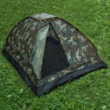 Tente Mil-Tec Igloo Super 2 places polyester enduit PU arceaux fibre de verre 205 × 145 × 100 cm 1 700 g