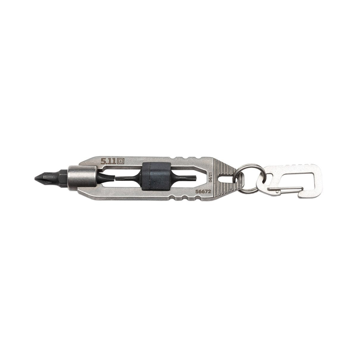 Tournevis multi-embouts EDT Hex 5.11 Tactical porte-clés acier inoxydable étui amovible