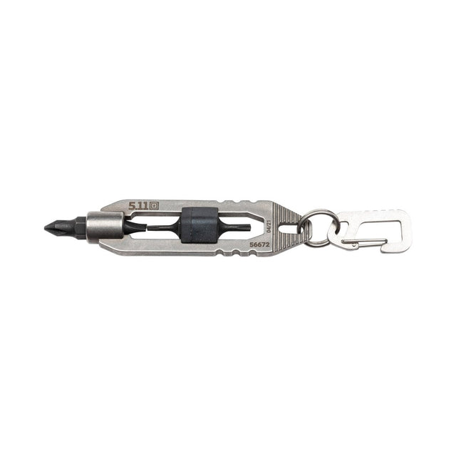 Tournevis multi-embouts EDT Hex 5.11 Tactical porte-clés acier inoxydable étui amovible