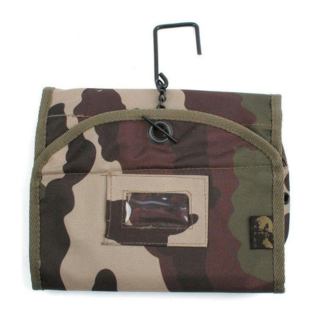 Trousse de toilette Ares TTOPS PM en polyester 600D, imperméable, 11 poches et miroir incassable