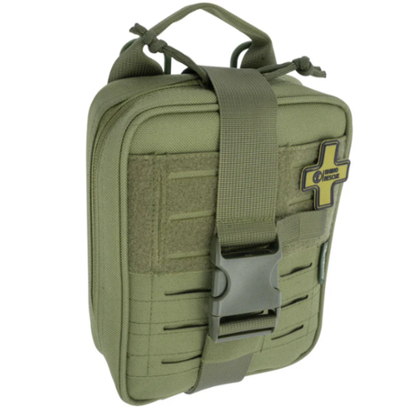 Kit de premiers secours Rhino Rescue Adventure Mini IFAK (trousse de secours pleine)