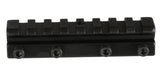 Truglo Adaptateur 11mm en Picatinny - Weaver 50 g pour le montage sur trépied, interface normalisée