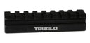 Truglo Adaptateur 11mm en Picatinny - Weaver 50 g pour le montage sur trépied, interface normalisée