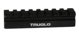 Truglo Adaptateur 11mm en Picatinny - Weaver 50 g pour le montage sur trépied, interface normalisée