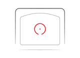 Vortex Point Rouge Defender-CCW fermé grossissement x1 770 g pour l'acquisition rapide