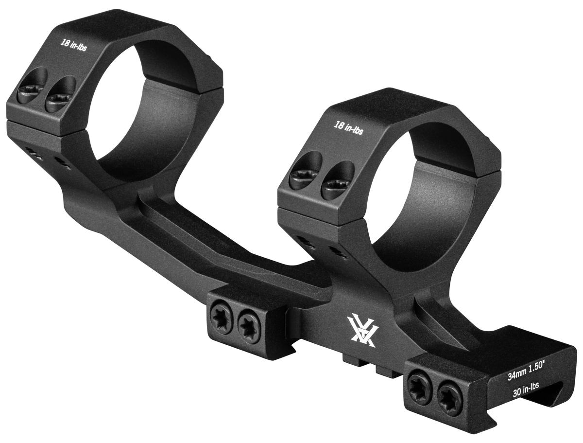 Montage monobloc Vortex Sport 2'' 153 g pour la reprise d'optique sur rail, sans usinage