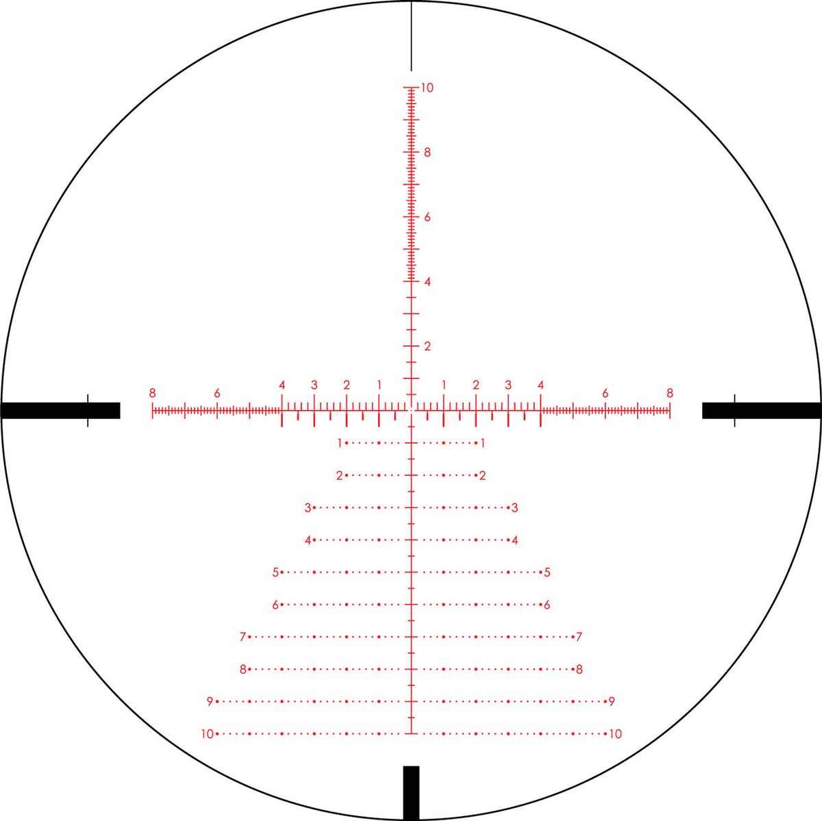 Vortex Strike Eagle 3-18x44 grossissement 3-18 x 44 mm champ 14,4 m - 2,45 m à 100 mètres