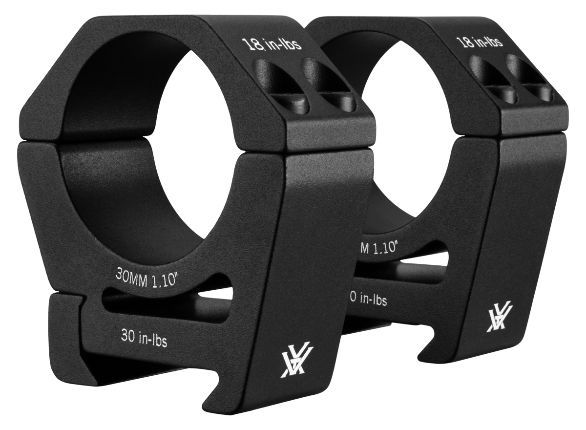 Colliers 30mm Vortex Sport 90 g pour la reprise d'optique sur rail, sans usinage