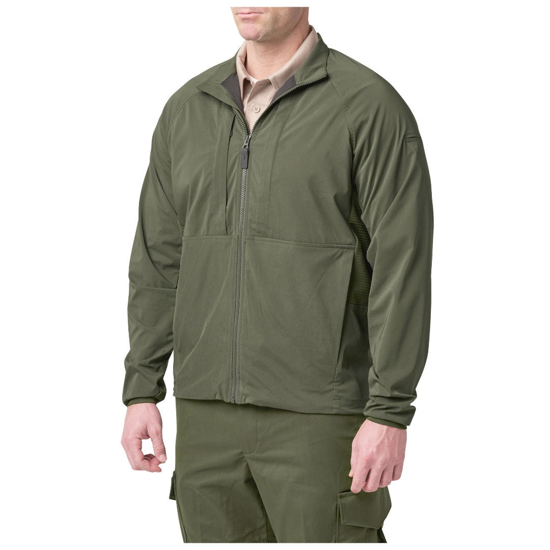 Veste coupe-vent LT extensible 5.11 Tactical longueur service à panneaux respirants