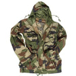 Veste de combat Mil-Tec Commando Light Weight en polyester-coton ripstop avec capuche et renforts coudes