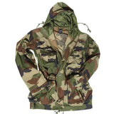 Veste de combat Mil-Tec Commando Light Weight en polyester-coton ripstop avec capuche et renforts coudes
