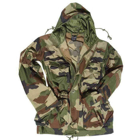 Veste de combat Mil-Tec Commando Light Weight en polyester-coton ripstop avec capuche et renforts coudes