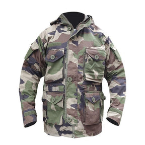 Veste de combat Opex Guerilla rip-stop à capuche et aérations sous les bras