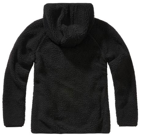 Veste polaire Brandit coupe femme à capuche maille peluche et trois poches à glissière