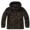Veste polaire Brandit coupe femme à capuche maille peluche et trois poches à glissière