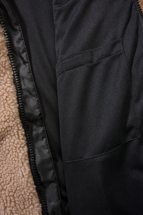 Veste polaire Brandit coupe femme à capuche maille peluche et trois poches à glissière