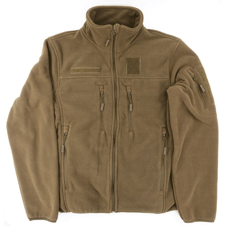 Veste polaire Fitté polyester 390 g/m² porte-nom et porte-grade auto-agrippants