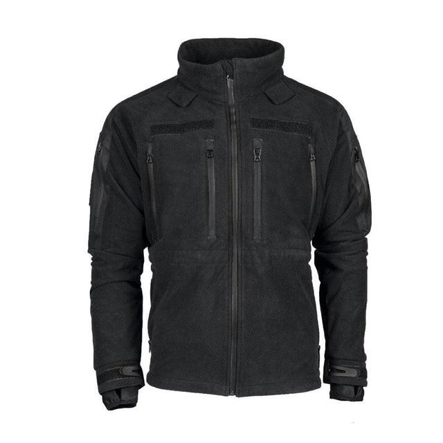 Veste polaire Mil-Tec Jacket Plus bonded fleece 3 couches avec membrane TPU colonne 8 000 mm et boucles pouces