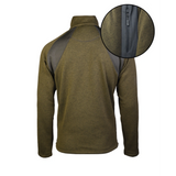 Veste polaire Mil-Tec Structure Fleece aiguilletée 360 g/m² avec inserts élastiques latéraux