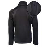 Veste polaire Mil-Tec Structure Fleece aiguilletée 360 g/m² avec inserts élastiques latéraux