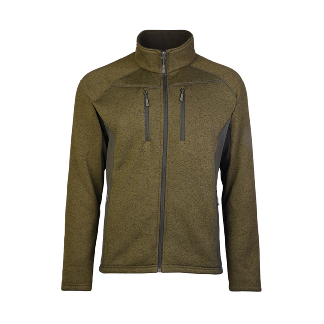 Veste polaire Mil-Tec Structure Fleece aiguilletée 360 g/m² avec inserts élastiques latéraux