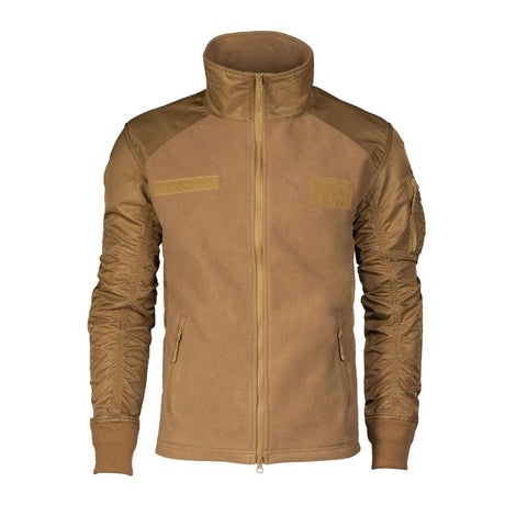 Veste polaire Mil-Tec USAF style aviateur torse polaire manches nylon avec fermeture éclair deux sens