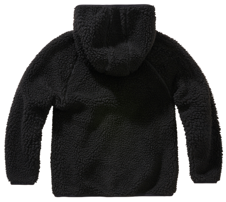 Veste polaire enfant Brandit Teddyfleece à capuche maille peluche et quatre poches