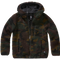 Veste polaire enfant Brandit Teddyfleece à capuche maille peluche et quatre poches