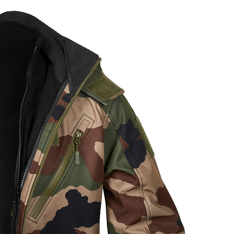 Veste softshell Ares Elite 3 en 1 à doublure polaire et capuche amovibles