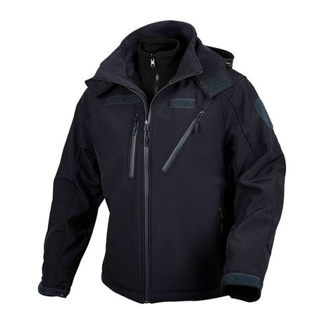 Veste softshell Ares Elite 3 en 1 doublure polaire et capuche amovibles aération