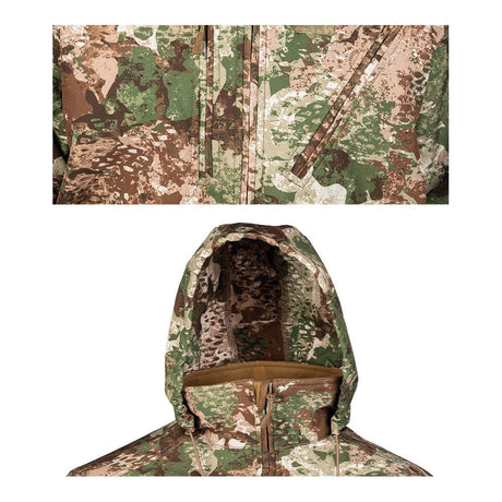 Veste softshell Mil-Tec SCU14 CIV-TEC laminé 3 couches polyester-élasthanne membrane respirante colonne 5 000 mm