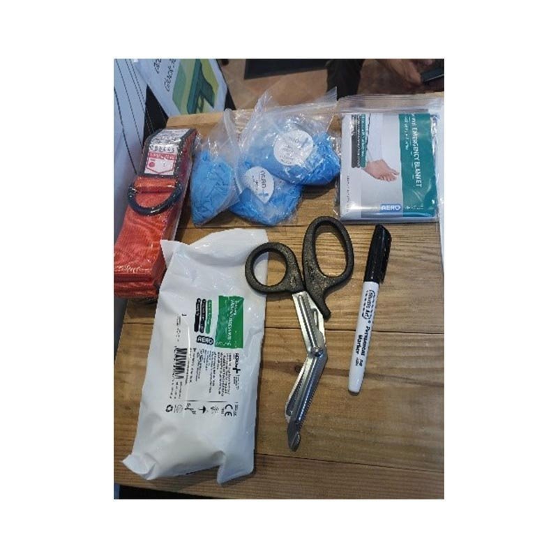 Kit de premiers secours Aero Healthcare RapidStop Bleed Control Pro avec garrot CE