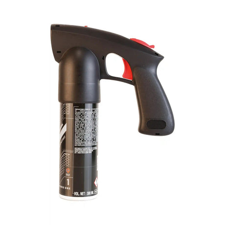 Aérosol de défense Defense One gel CS 300 ml à poignée, portée 5 à 7 mètres