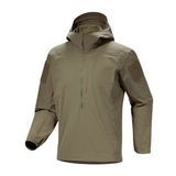 Anorak softshell Arc'teryx Leaf Gamma SL en RecNylon extensible 125 g/m² compatible porte-plaques