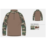 Chemise de combat Arktis A900 UBACS V3 torse polyester FR manches ripstop polycoton