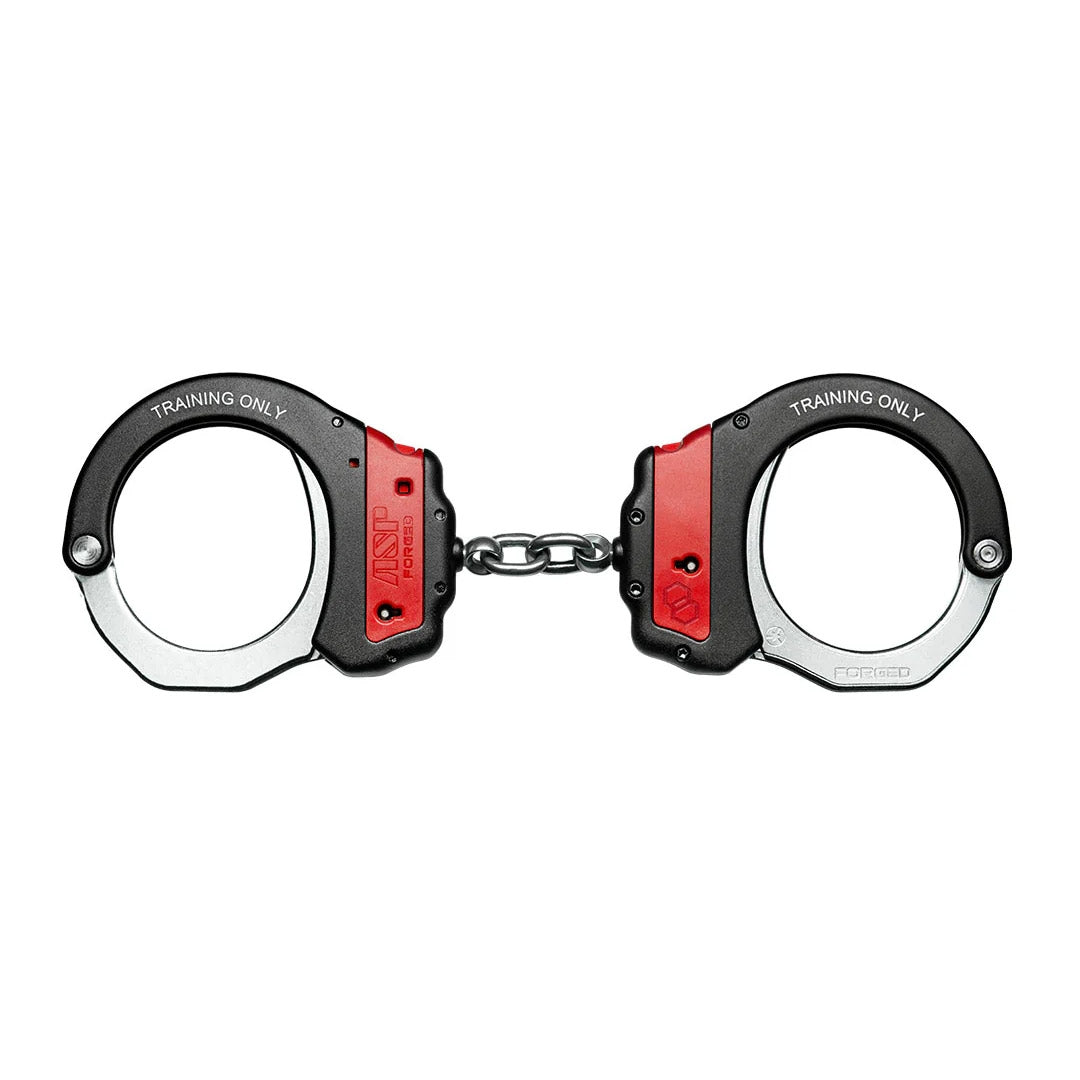 Menottes ASP Ultra Plus Identifier à chaîne arcs acier un cran traçabilité d'unité