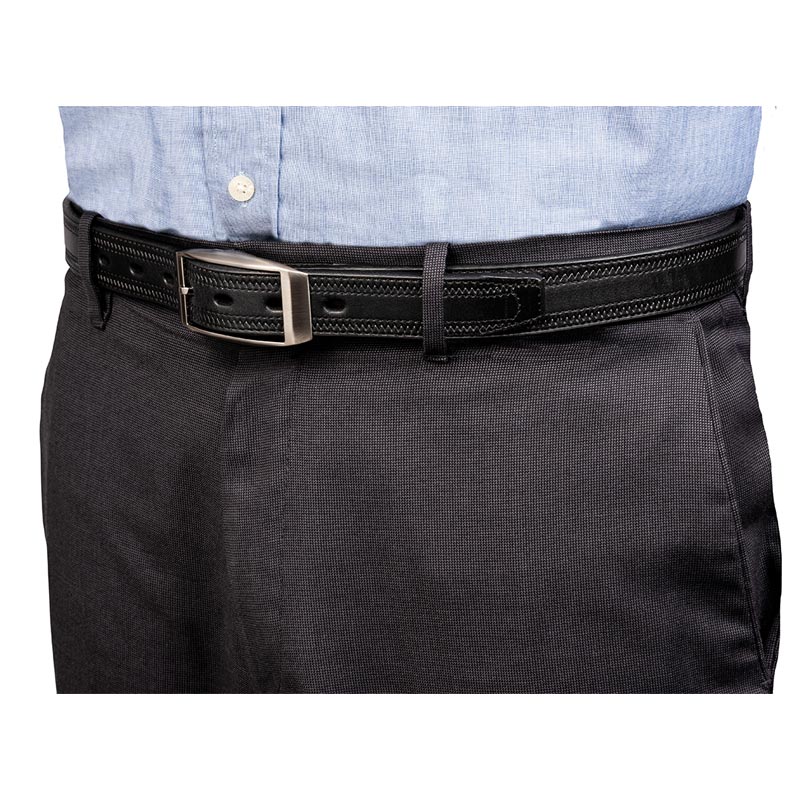 Ceinture ASP Agent en cuir deux épaisseurs hauteur 3,175 cm à boucle interchangeable