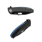 Couteau pliant PDK Engraver's Edition No Evil ASP lame gravée de 8,89 cm