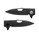 Couteau pliant PDK Engraver's Edition Woven Bones ASP plaquettes G-10 texturées