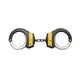 Menottes Ultra Plus Chaine identif Acier Jaunes 1 Pawl ASP