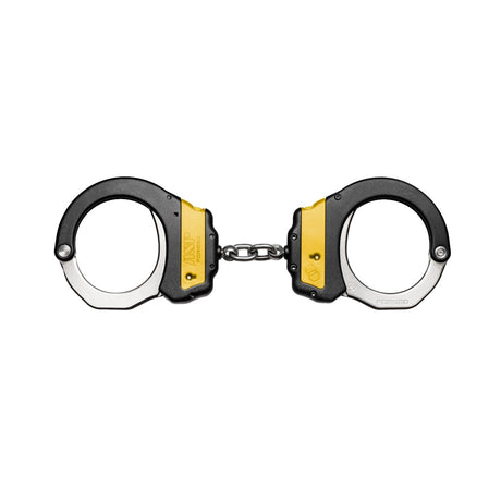 Menottes Ultra Plus Chaine identif Acier Jaunes 1 Pawl ASP