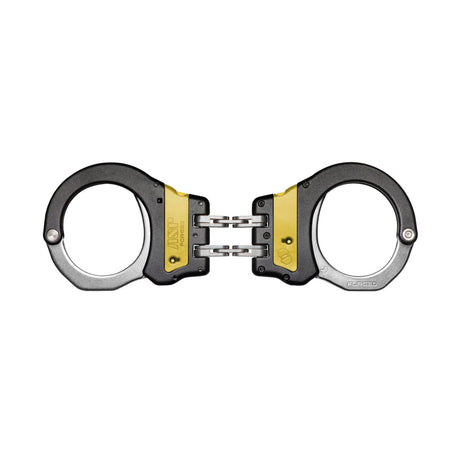 Menottes Ultra Plus Hinge identif Acier Jaunes 1 Pawl ASP