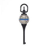 Clef menottes ASP G2 Blue Line embout de déverrouillage et dragonne rotative