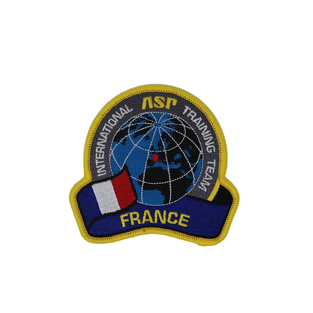 Morale patch ASP Blue Line, broderie de l'aigle et fixation auto-agrippante