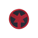 Écusson brodé ASP Arrow Certified Officer à coudre symbole triangulaire 5,7 cm