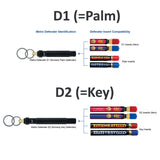 Cartouche inerte ASP D2 Defender 4 g six impulsions portée 1,5 m Key Defender