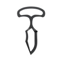 Couteau de poing ASP PDK Push Knife S lame AUS-8 de 5,7 cm avec étui ambidextre